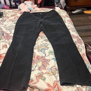 Riders by Lee Black Denim Jeans Women's Sz 10P Stretch 130N480